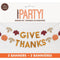 UNIQUE PARTY FAVORS Thanksgiving Thankful Harvest Give and Thanks Banners, 72 Inches, 2 Count 011179571482