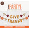 UNIQUE PARTY FAVORS Thanksgiving Thankful Harvest Give and Thanks Banners, 72 Inches, 2 Count 011179571482