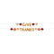 UNIQUE PARTY FAVORS Thanksgiving Thankful Harvest Give and Thanks Banners, 72 Inches, 2 Count 011179571482