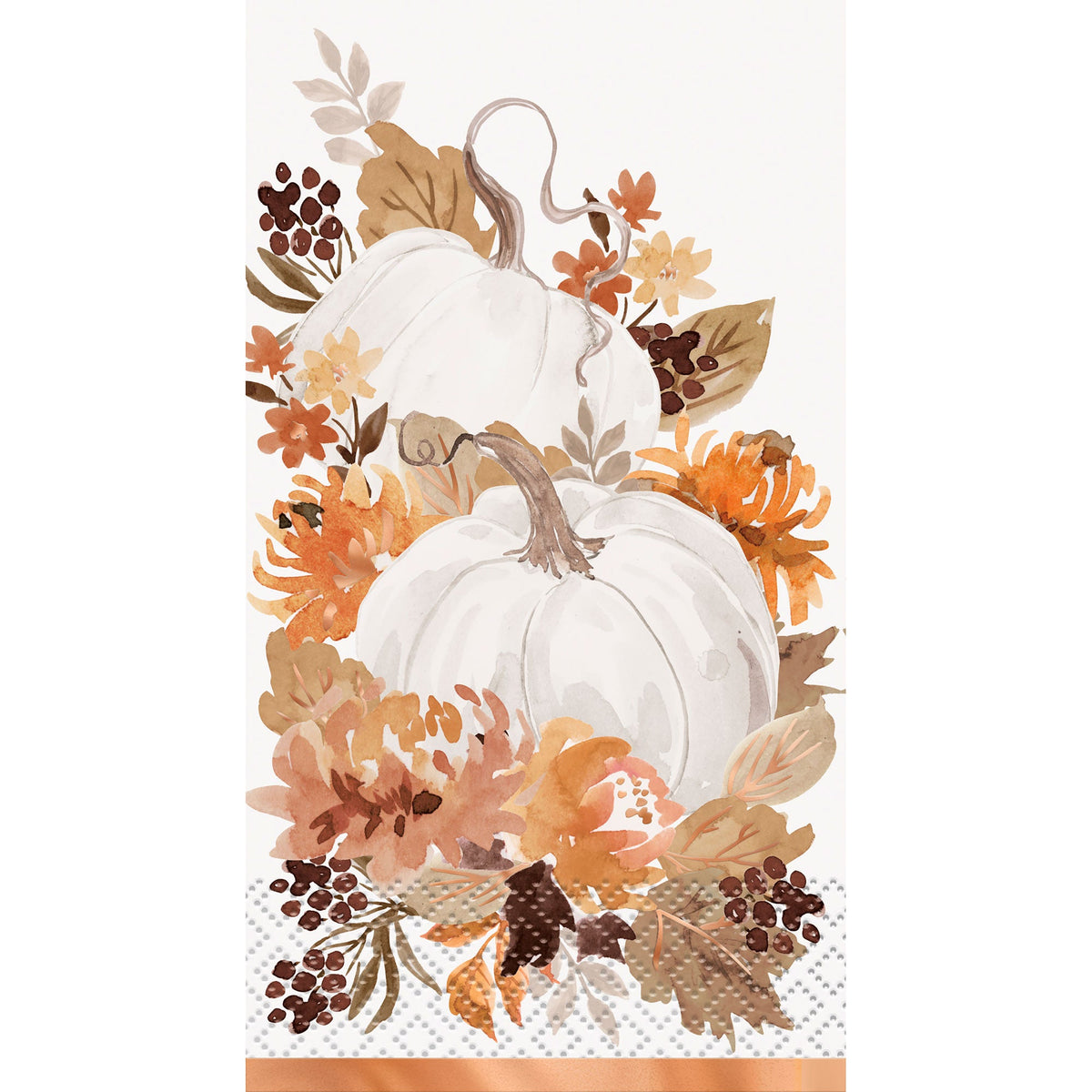UNIQUE PARTY FAVORS Thanksgiving Thankful Harvest Guest Napkins, 16 Count 011179576203