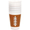UNIQUE PARTY FAVORS Theme Party Football Plastic Favour Cups, 16 Oz, 6 Count 011179132294