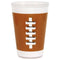 UNIQUE PARTY FAVORS Theme Party Football Plastic Favour Cups, 16 Oz, 6 Count 011179132294