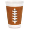 UNIQUE PARTY FAVORS Theme Party Football Plastic Favour Cups, 16 Oz, 6 Count 011179132294