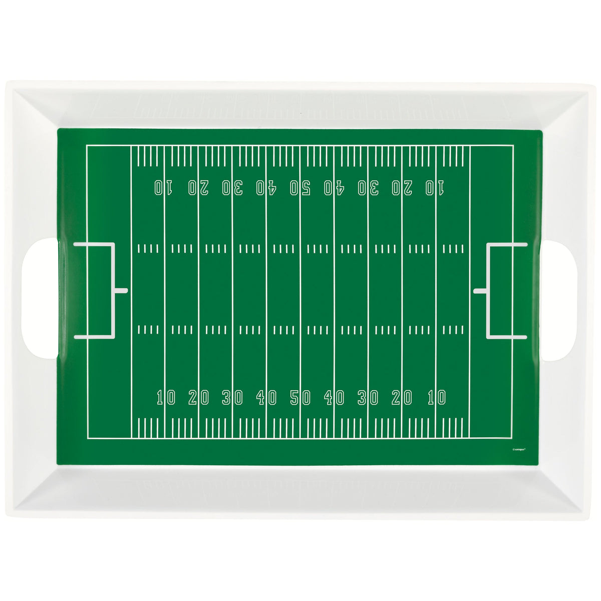 UNIQUE PARTY FAVORS Theme Party Football Plastic Serving Tray, 1 Count 011179132515