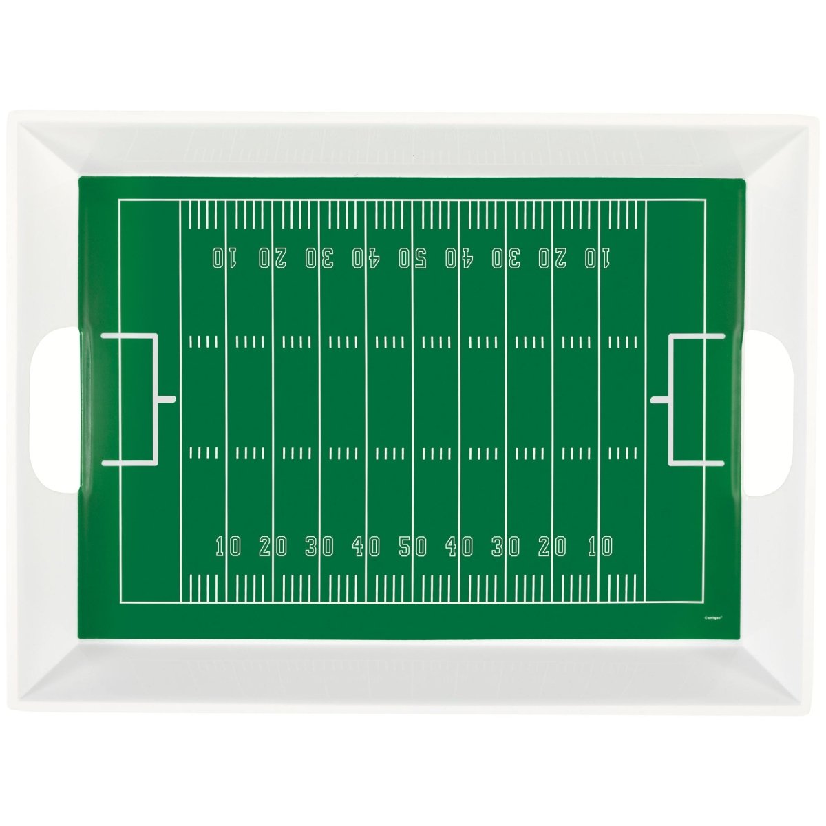 UNIQUE PARTY FAVORS Theme Party Football Plastic Serving Tray, 1 Count 011179132515