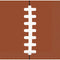 UNIQUE PARTY FAVORS Theme Party Football Small Beverage Napkins, 16 Count 011179152216