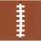UNIQUE PARTY FAVORS Theme Party Football Small Beverage Napkins, 16 Count 011179152216