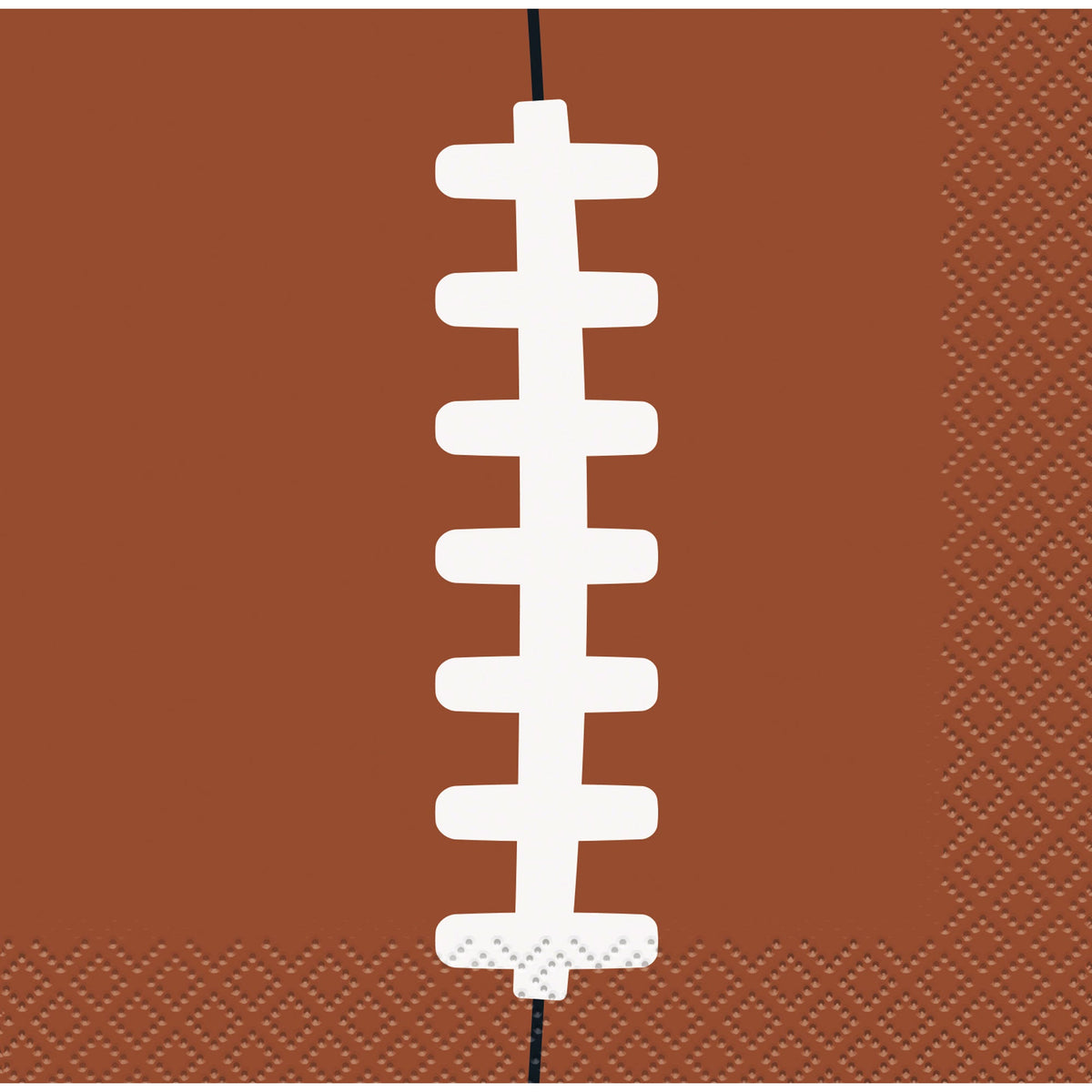 UNIQUE PARTY FAVORS Theme Party Football Small Beverage Napkins, 16 Count 011179152216