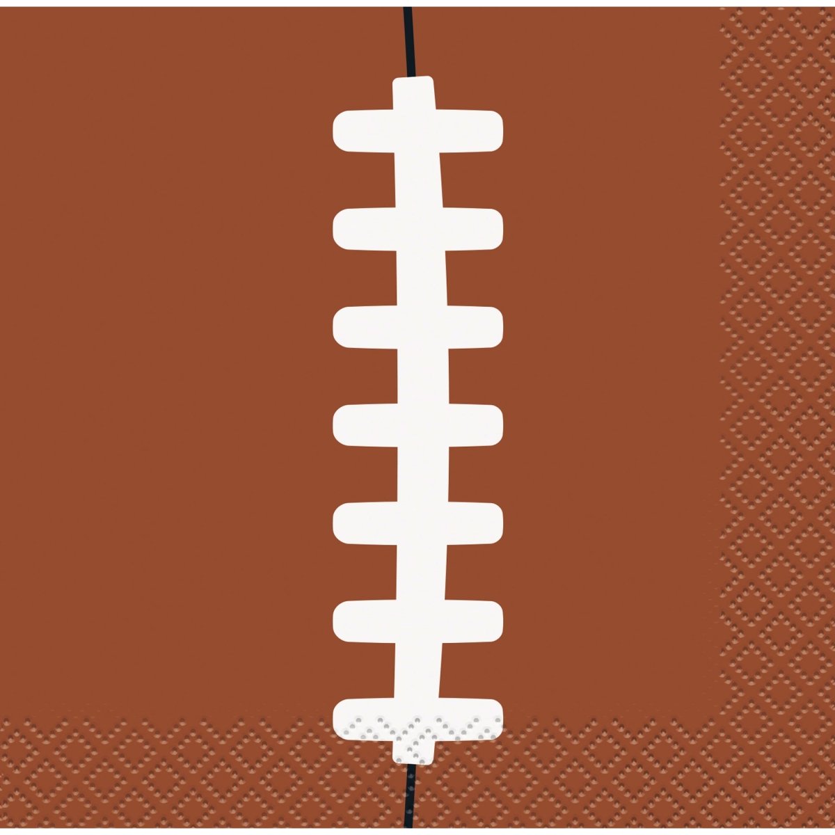 UNIQUE PARTY FAVORS Theme Party Football Small Beverage Napkins, 16 Count 011179152216