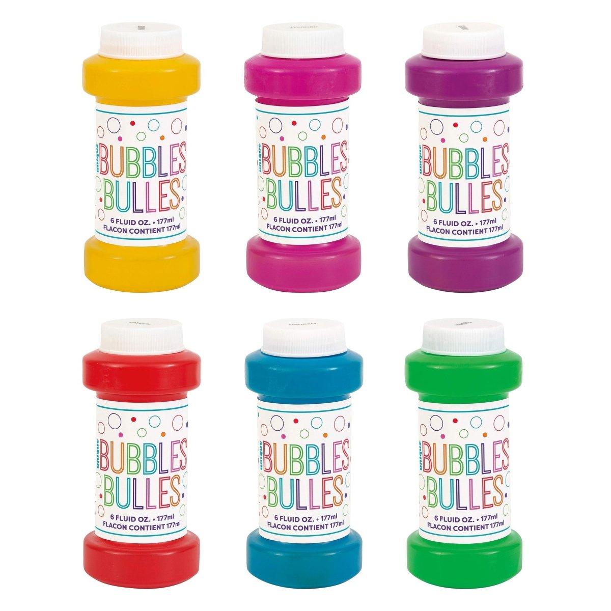 UNIQUE PARTY FAVORS Toys & Games Bubble Fluid Bottle, 6 Oz, 1 Count 011179970582