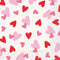 UNIQUE PARTY FAVORS Valentine's Day Fluttering Hearts Large Lunch Napkins, 16 Count 011179300037