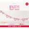 UNIQUE PARTY FAVORS Valentine's Day Glitter Heart Banner, 96 Inches, 1 Count 011179987986