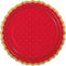 UNIQUE PARTY FAVORS Valentine's Day R & P Valentine's Day Large Red Lunch Paper Plates, 11 Inches, 8 Count 011179987870