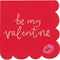 UNIQUE PARTY FAVORS Valentine's Day R & P Valentine's Day Large Scalloped Lunch Napkins, 16 Count 011179989126