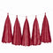 Weifang Mayshine Imp&exp co Decorations Burgundy Tassel Garland, 5 Count 810064197093