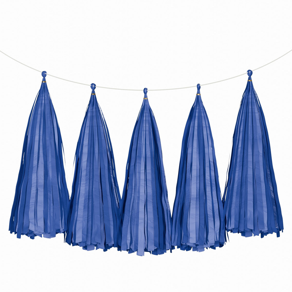 Weifang Mayshine Imp&exp co Decorations Dark Blue Tassel Garland, 5 Count 810064197147