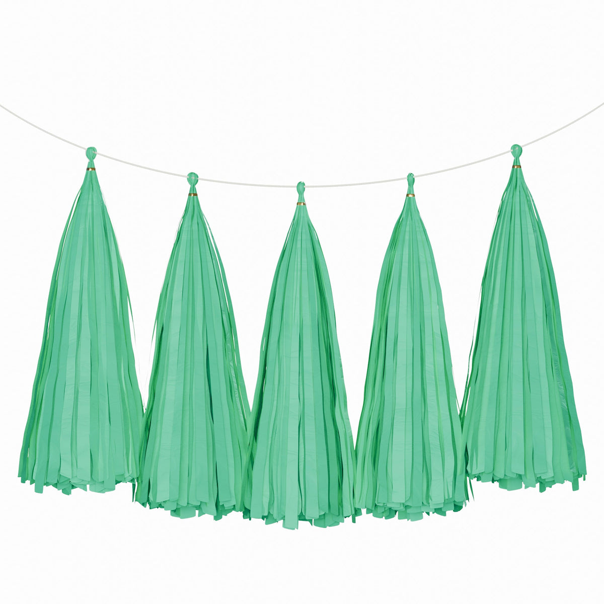Weifang Mayshine Imp&exp co Decorations Green Tassel Garland, 5 Count 810064197253