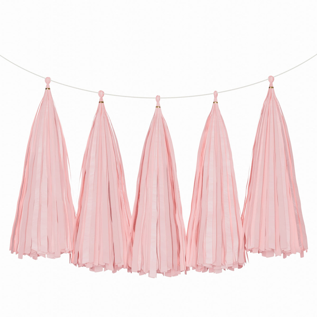 Weifang Mayshine Imp&exp co Decorations Light Pink Tassel Garland, 5 Count 810064197062