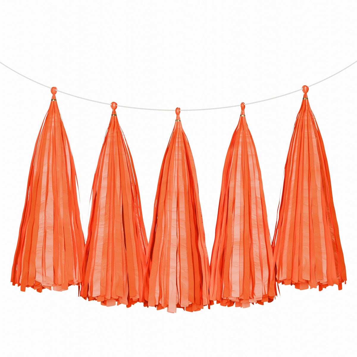 Weifang Mayshine Imp&exp co Decorations Orange Tassel Garland, 5 Count 810064197185