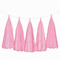 Weifang Mayshine Imp&exp co Decorations Pink Tassel Garland, 5 Count 810064197079