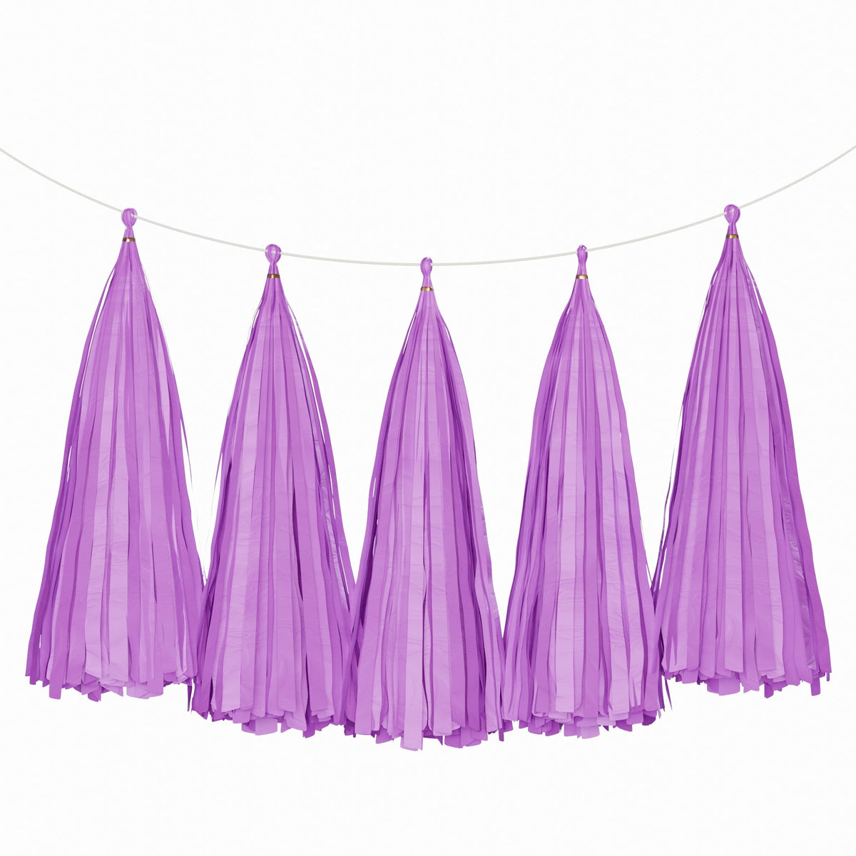 Weifang Mayshine Imp&exp co Decorations Purple Tassel Garland, 5 Count 810064197116