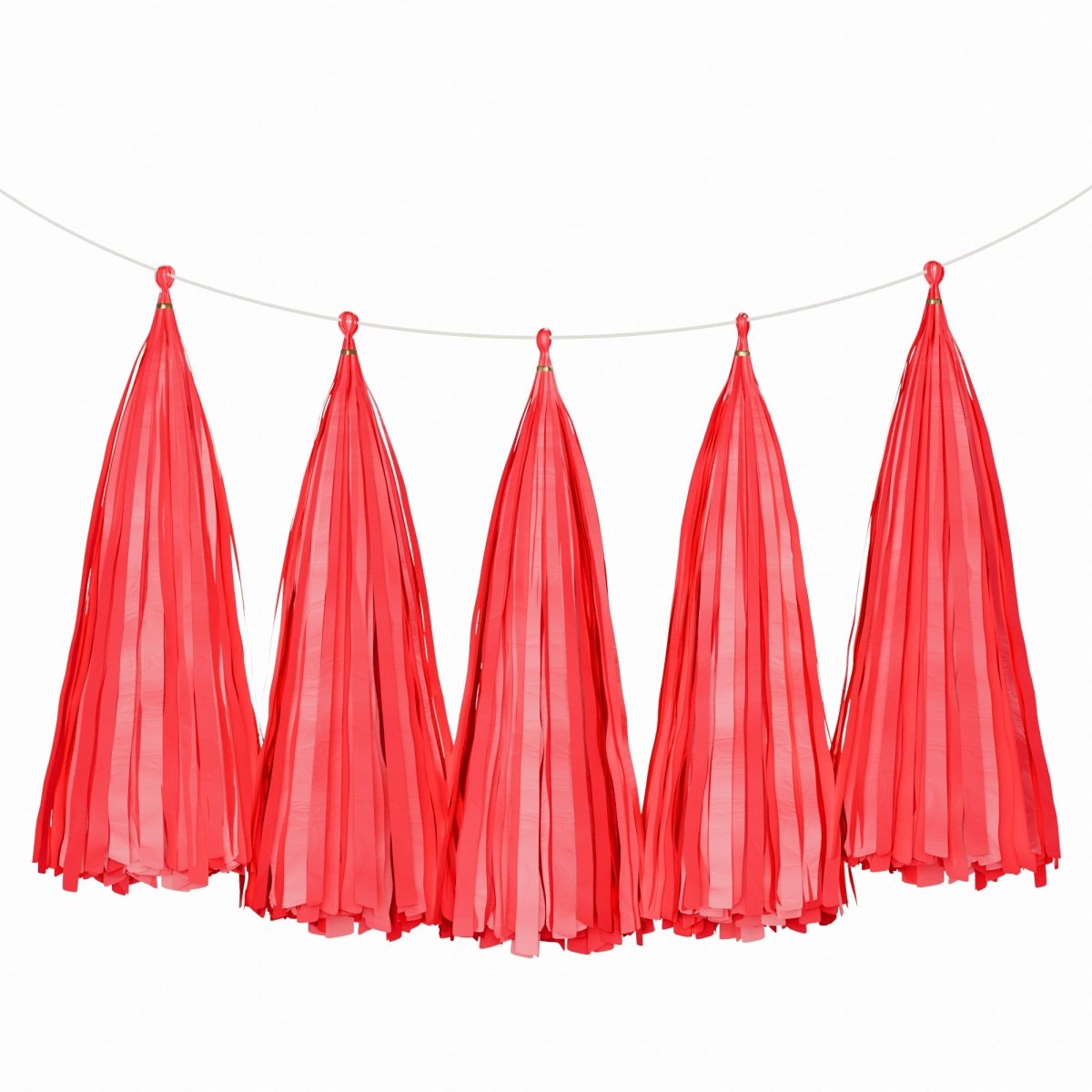 Weifang Mayshine Imp&exp co Decorations Red Tassel Garland, 5 Count 810064197260