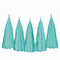 Weifang Mayshine Imp&exp co Decorations Tiffany Blue Tassel Garland, 5 Count 810064197222