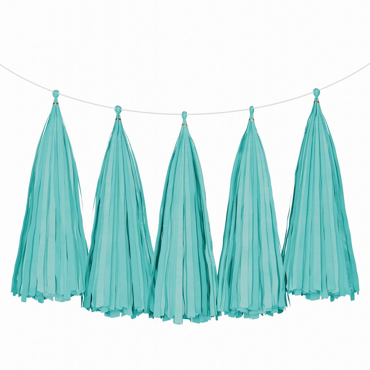 Weifang Mayshine Imp&exp co Decorations Tiffany Blue Tassel Garland, 5 Count 810064197222