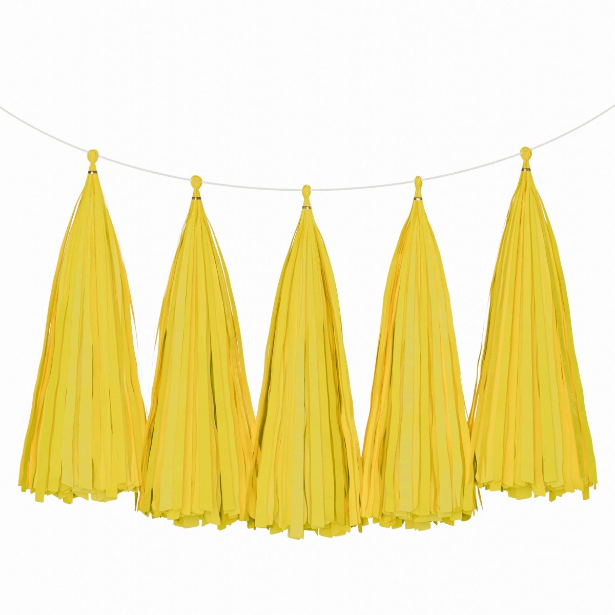 Weifang Mayshine Imp&exp co Decorations Yellow Tassel Garland, 5 Count 810064197161