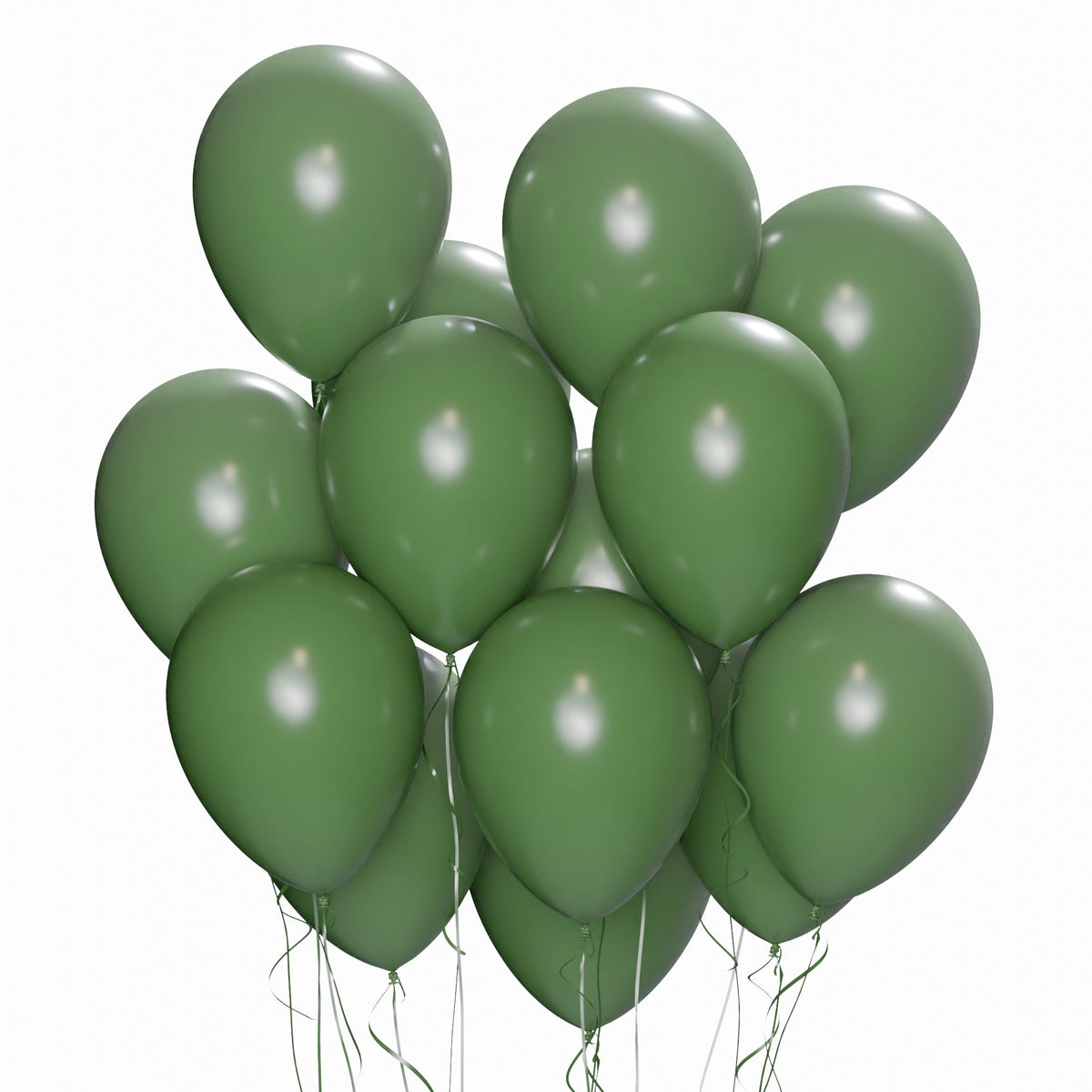 WIDE OCEAN INTERNATIONAL TRADE BEIJING CO., LTD Balloons Avocado Green Latex Balloons, 12 Inches, 72 Count 810077656341