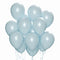WIDE OCEAN INTERNATIONAL TRADE BEIJING CO., LTD Balloons Baby Blue Latex Balloon 12 Inches, Pearl Collection, 72 Count 810064197932