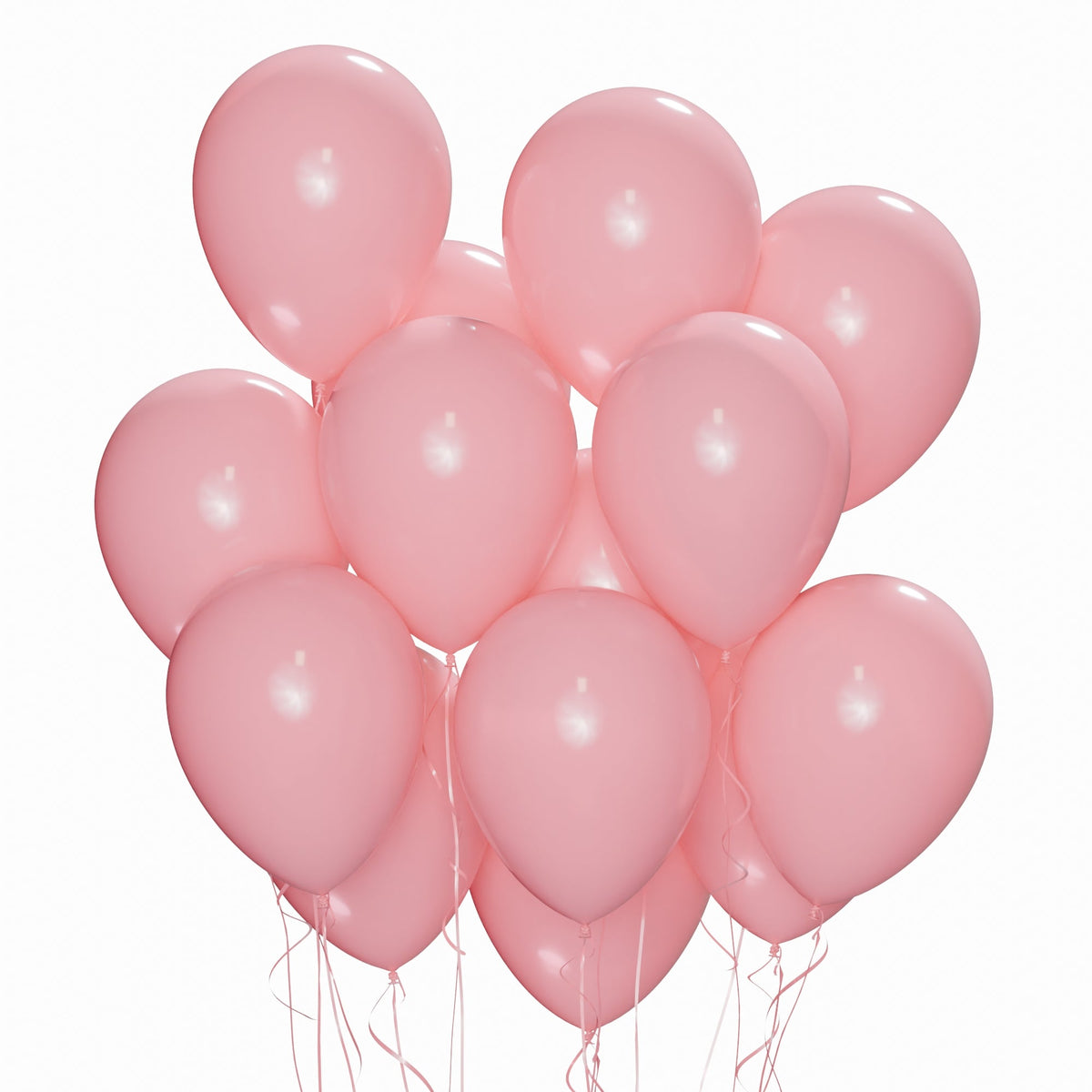 WIDE OCEAN INTERNATIONAL TRADE BEIJING CO., LTD Balloons Baby Pink Latex Balloon 12 Inches, 15 Count 810064197642