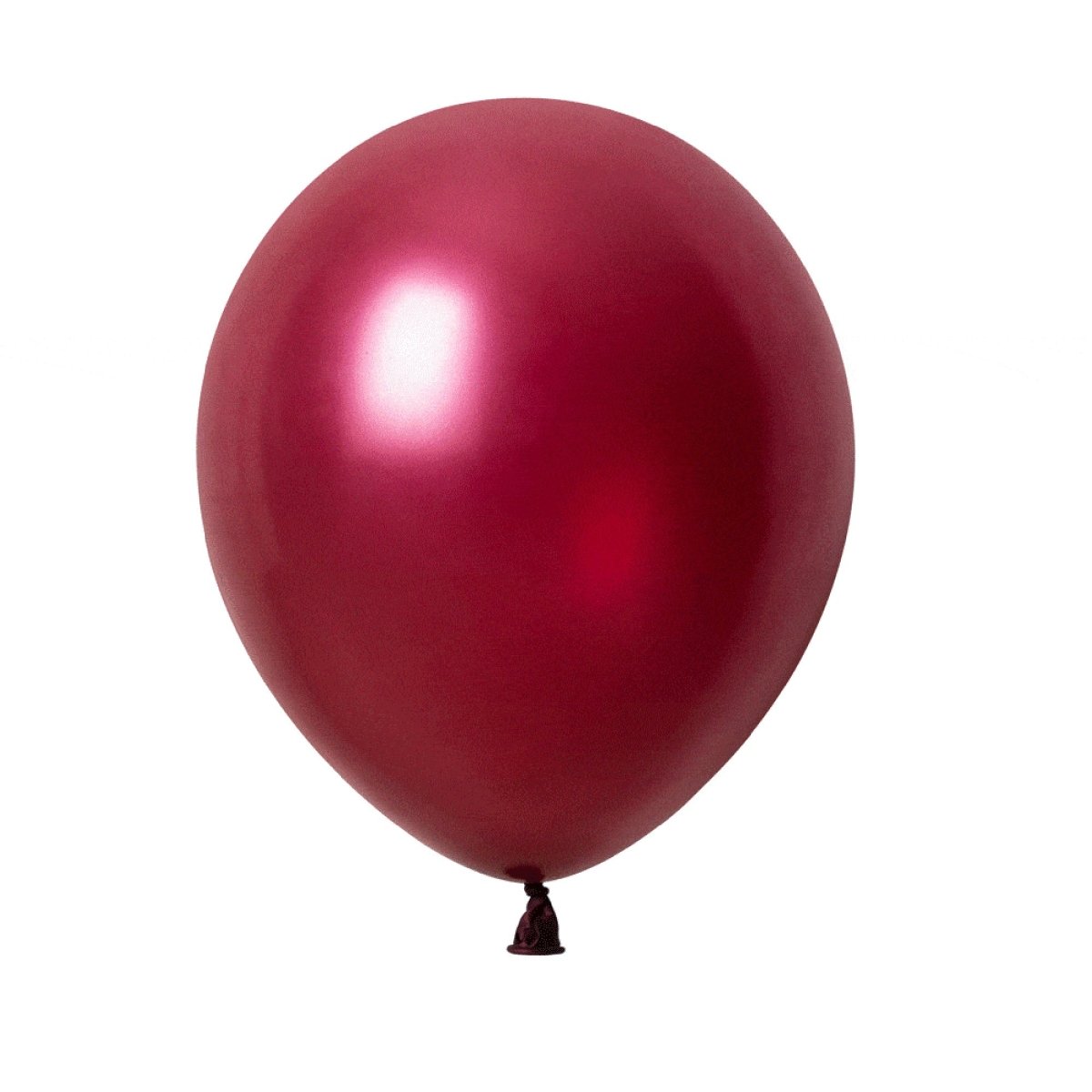 WIDE OCEAN INTERNATIONAL TRADE BEIJING CO., LTD Balloons Burgundy Latex Balloons, Pearl Collection, 12 Inches, 72 Count 810077656297