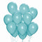 WIDE OCEAN INTERNATIONAL TRADE BEIJING CO., LTD Balloons Caribbean Blue Latex Balloon 12 Inches, Pearl Collection, 72 Count 810064197871