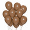 WIDE OCEAN INTERNATIONAL TRADE BEIJING CO., LTD Balloons Coffee Brown Latex Balloon, 12 Inches, 72 Count 810077656310