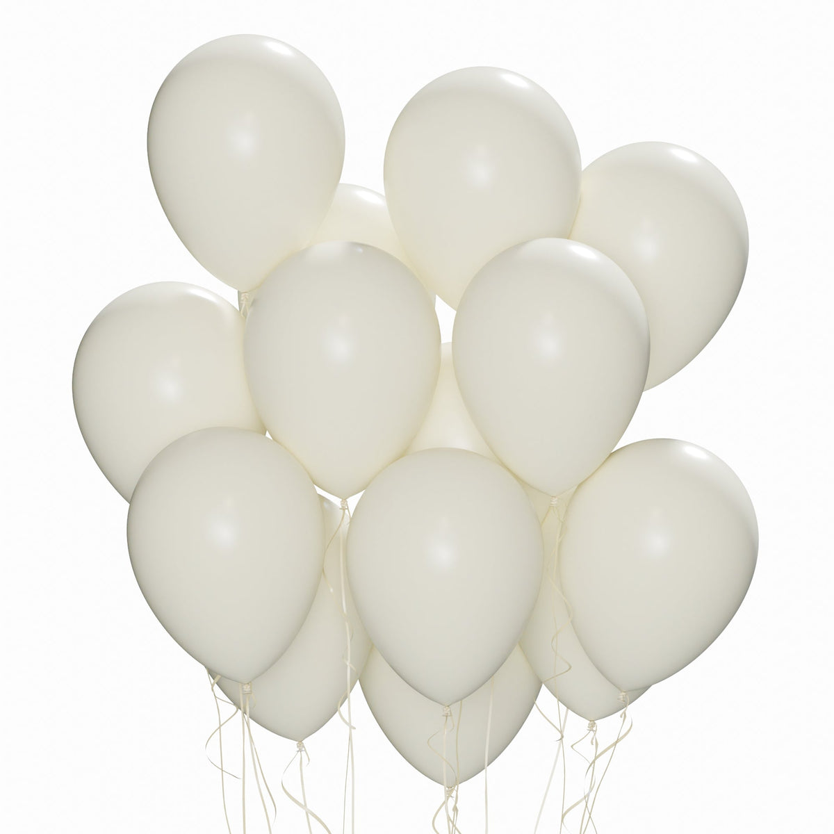 WIDE OCEAN INTERNATIONAL TRADE BEIJING CO., LTD Balloons Ivory Latex Balloon 12 Inches, 72 Count 810077656372