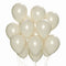 WIDE OCEAN INTERNATIONAL TRADE BEIJING CO., LTD Balloons Ivory Latex Balloon 12 Inches, Pearl Collection, 15 Count 810077652565