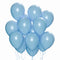 WIDE OCEAN INTERNATIONAL TRADE BEIJING CO., LTD Balloons Light Blue Latex Balloons, Pearl Collection, 12 Inches, 72 Count 810077656280