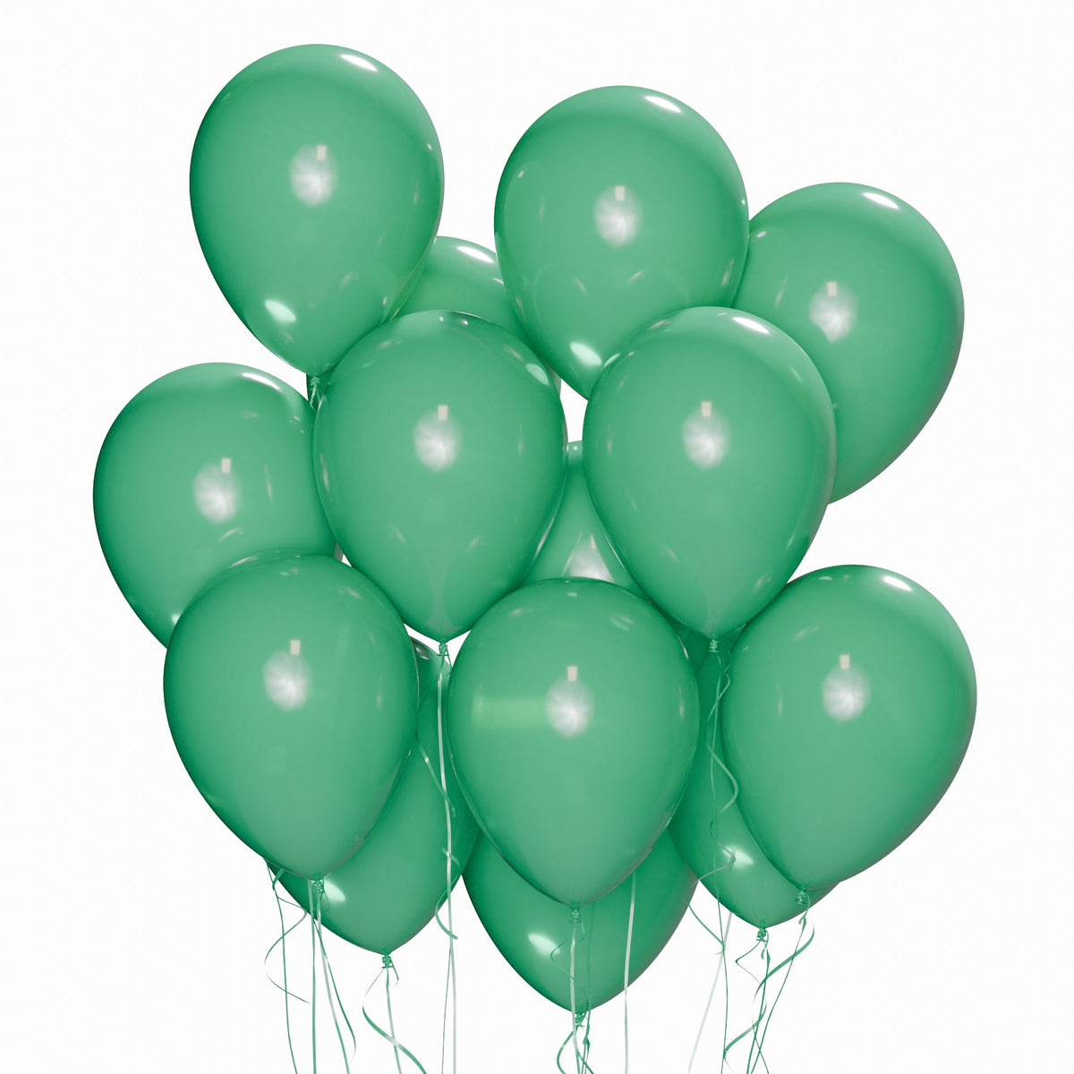 WIDE OCEAN INTERNATIONAL TRADE BEIJING CO., LTD Balloons Mid Green Latex Balloon, 12 Inches, 72 Count 810077656365
