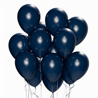 WIDE OCEAN INTERNATIONAL TRADE BEIJING CO., LTD Balloons Navy Blue Latex Balloon 12 Inches, 15 Count 810064198199