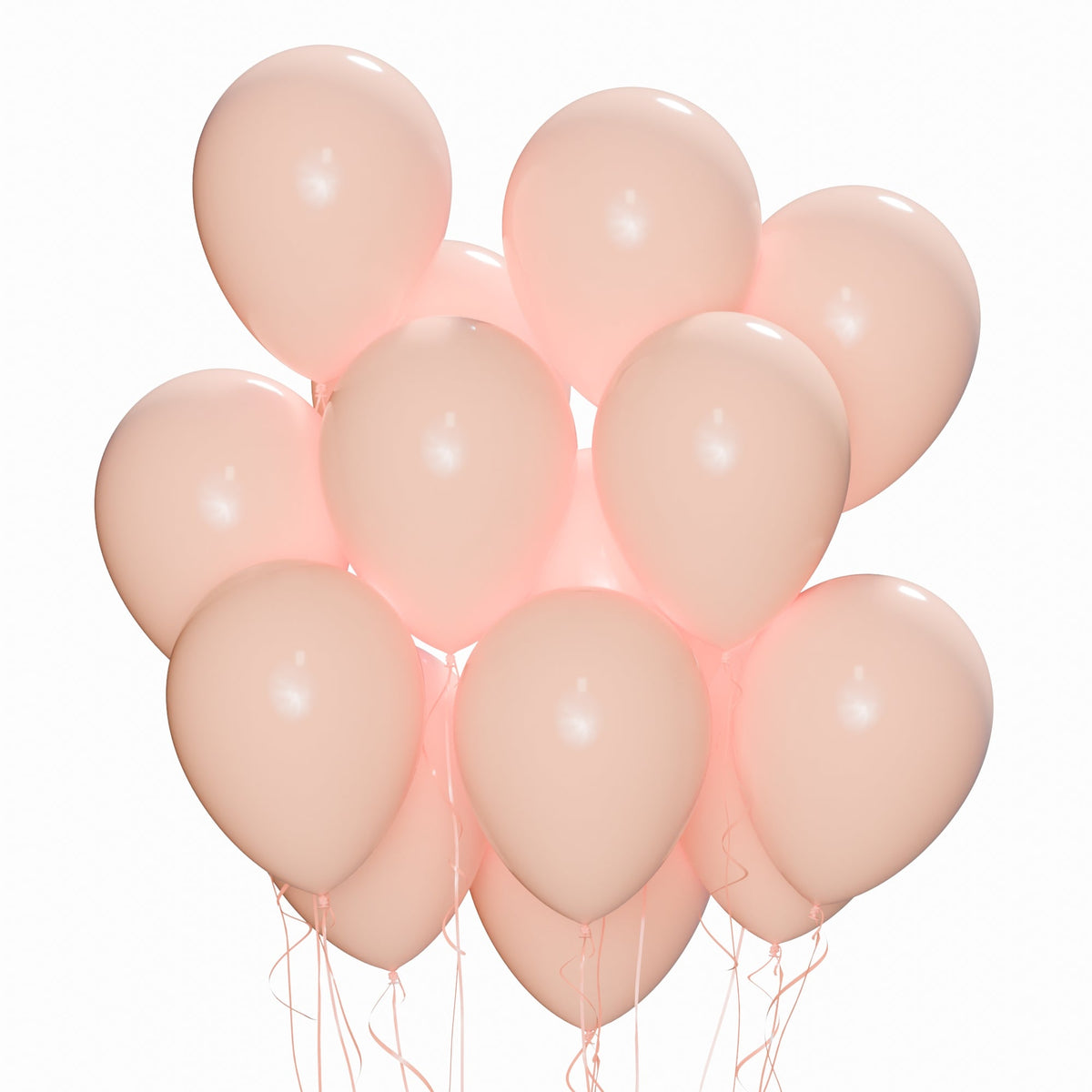 WIDE OCEAN INTERNATIONAL TRADE BEIJING CO., LTD Balloons Orange Latex Balloon 12 Inches, Macaroon Collection, 15 Count 810064198762