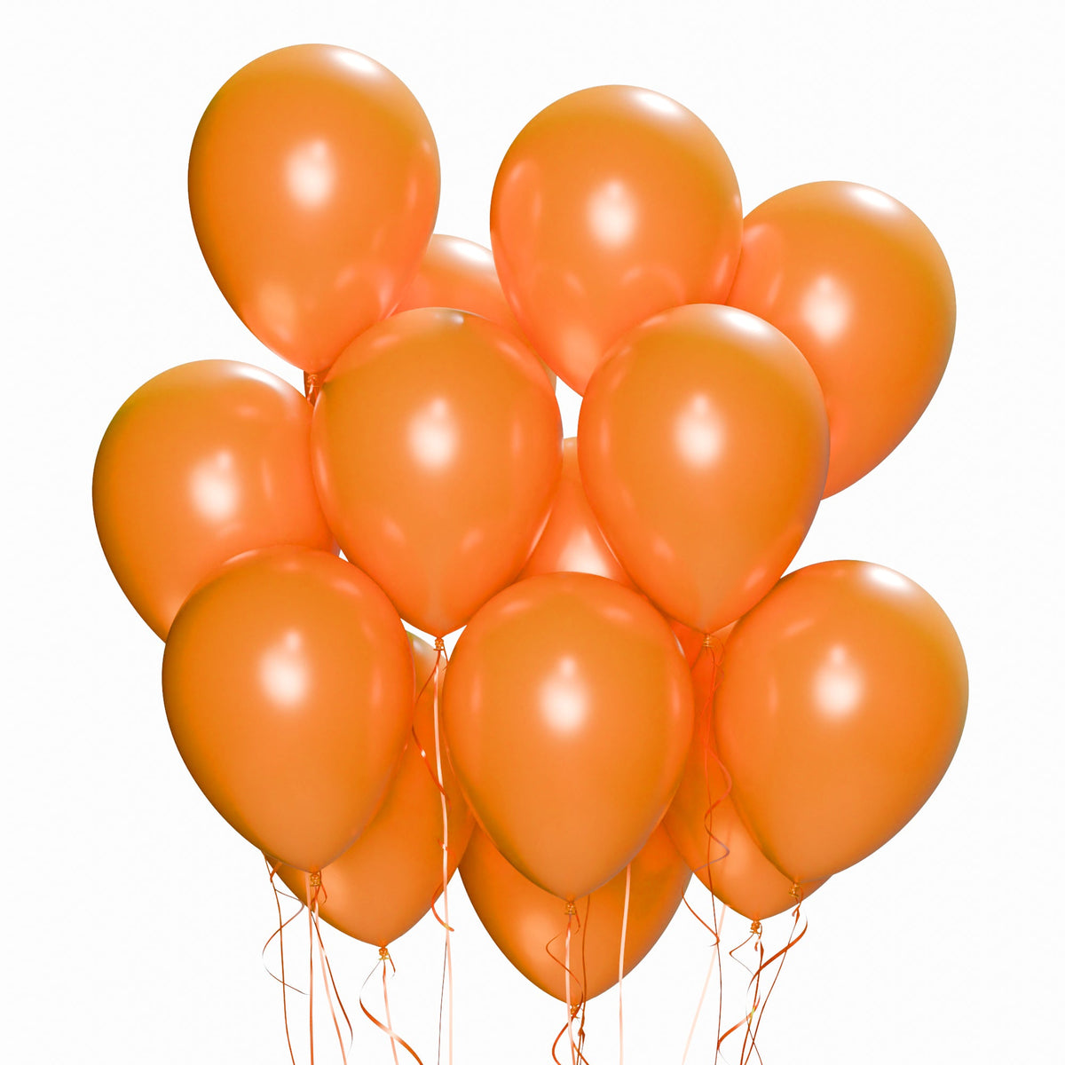 WIDE OCEAN INTERNATIONAL TRADE BEIJING CO., LTD Balloons Orange Latex Balloon 12 Inches, Pearl Collection, 15 Count 810064197574