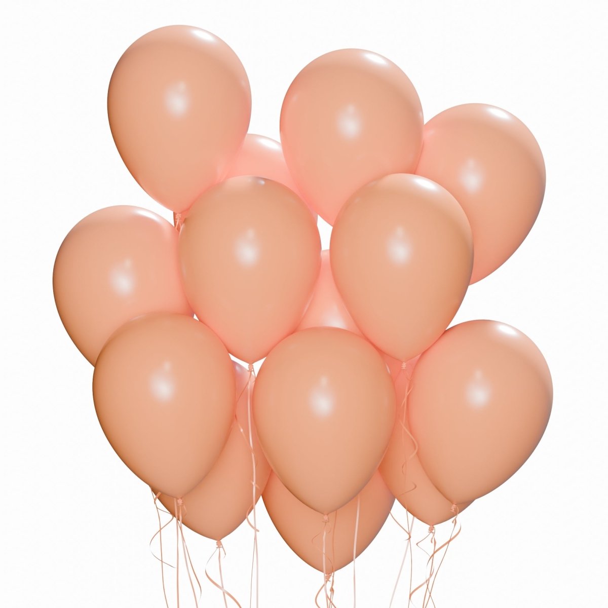 WIDE OCEAN INTERNATIONAL TRADE BEIJING CO., LTD Balloons Peach Latex Balloon 12 Inches, 72 Count 810064198144
