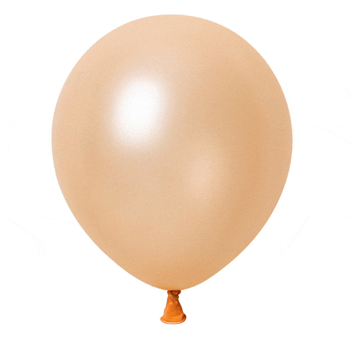 WIDE OCEAN INTERNATIONAL TRADE BEIJING CO., LTD Balloons Peach Latex Balloons, Pearl Collection, 5 Inches, 100 Count 810077652619