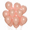 WIDE OCEAN INTERNATIONAL TRADE BEIJING CO., LTD Balloons Rosegold Latex Balloon 12 Inches, Pearl Collection, 15 Count 810064198342