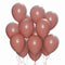 WIDE OCEAN INTERNATIONAL TRADE BEIJING CO., LTD Balloons Rosewood Latex Balloon 12 Inches, 15 Count 810077652701