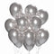 WIDE OCEAN INTERNATIONAL TRADE BEIJING CO., LTD Balloons Silver Latex Balloon 12 Inches, Chrome Collection, 72 Count 810064198380
