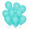 WIDE OCEAN INTERNATIONAL TRADE BEIJING CO., LTD Balloons Turquoise Latex Balloon 12 Inches, 15 Count 810064197833