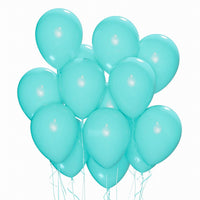 WIDE OCEAN INTERNATIONAL TRADE BEIJING CO., LTD Balloons Turquoise Latex Balloon 12 Inches, 72 Count 810064197840