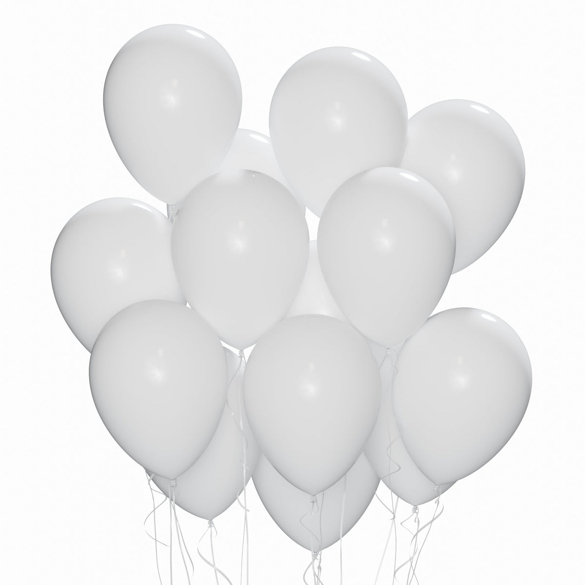 WIDE OCEAN INTERNATIONAL TRADE BEIJING CO., LTD Balloons White Latex Balloon 12 Inches, 15 Count 810064197468